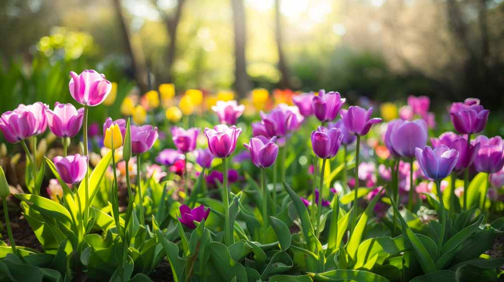 Tulipes violettes