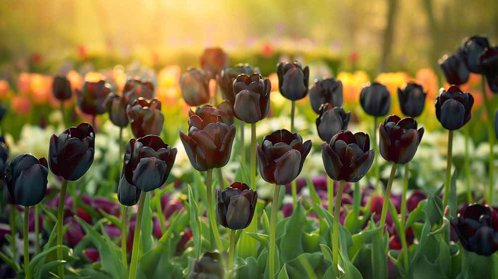 Tulipes noires