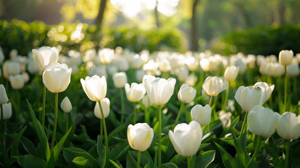 Tulipes blanches - Blomea.fr