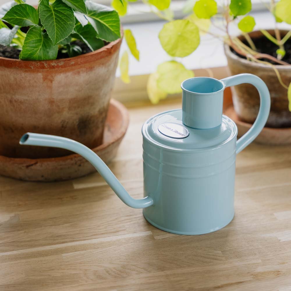 Arrosoir d'intérieur en métal, 1 L, bleu ciel