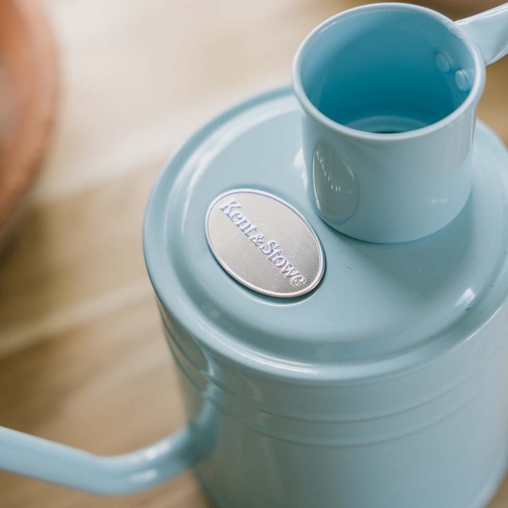 Arrosoir d'intérieur en métal, 1 L, bleu ciel