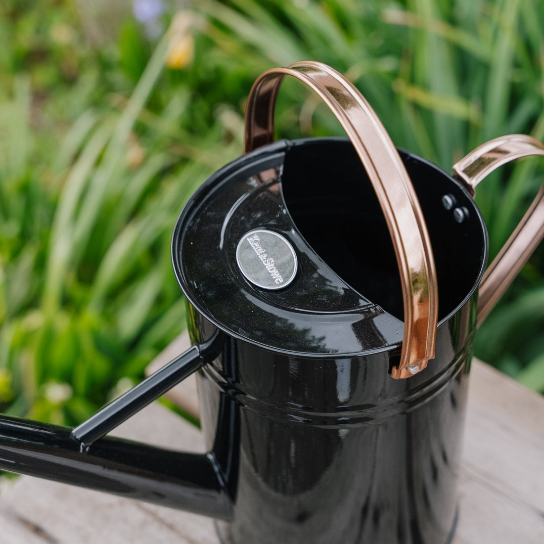 Arrosoir en métal, 4,5 L, noir