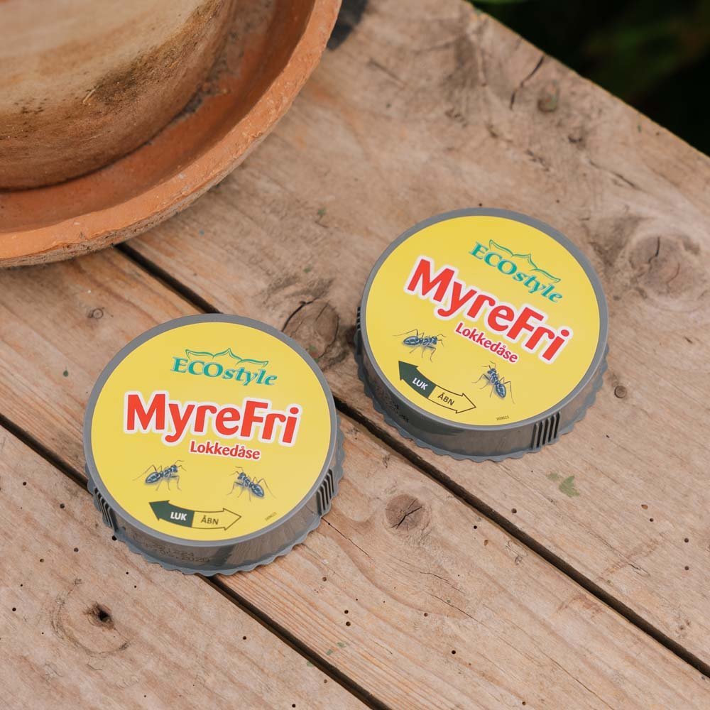 Boîte d’appâts MyreFri avec couvercle refermable, 2 pièces