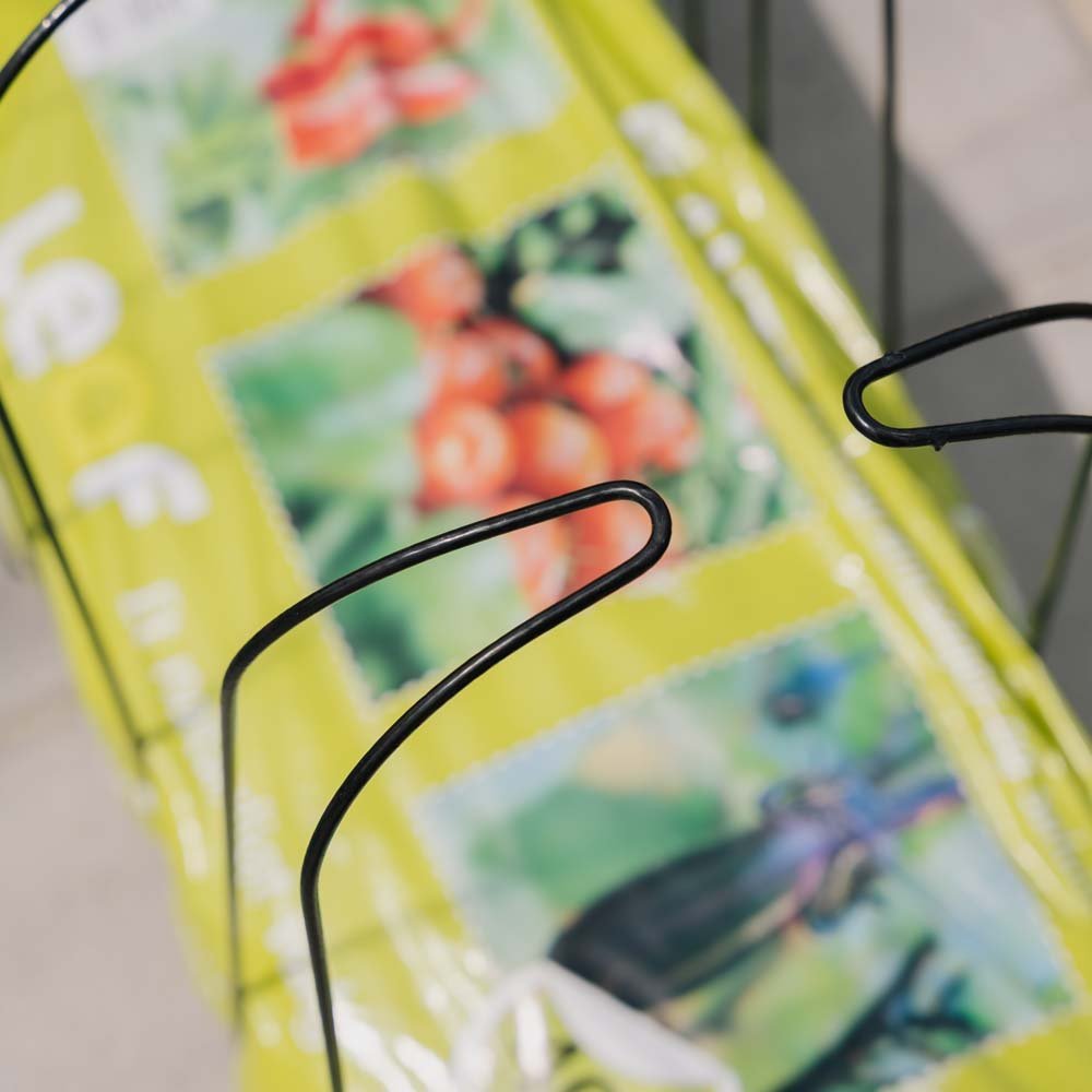 Cadre support pour sac de culture, L : 18 cm x l : 32 cm x H : 52 cm, lot de 3