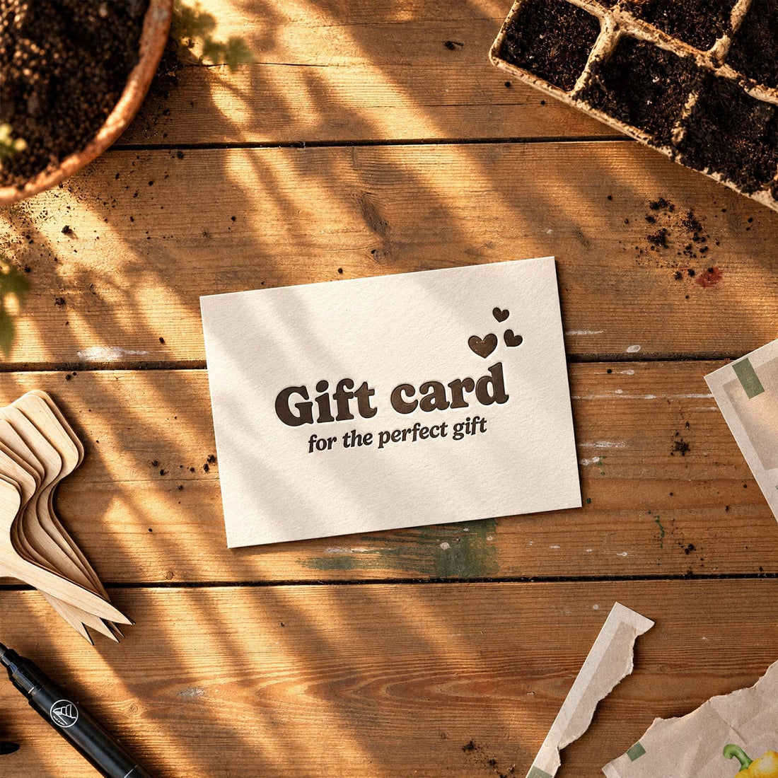 Carte cadeau à imprimer