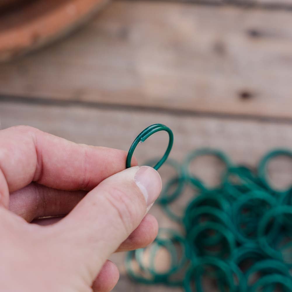 Cercles végétaux enduits de PVC, 3 pièces