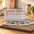 Coffret micropousses avec tour de germination - 5 sachets de graines biologiques