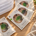 Coffret micropousses avec tour de germination - 5 sachets de graines biologiques