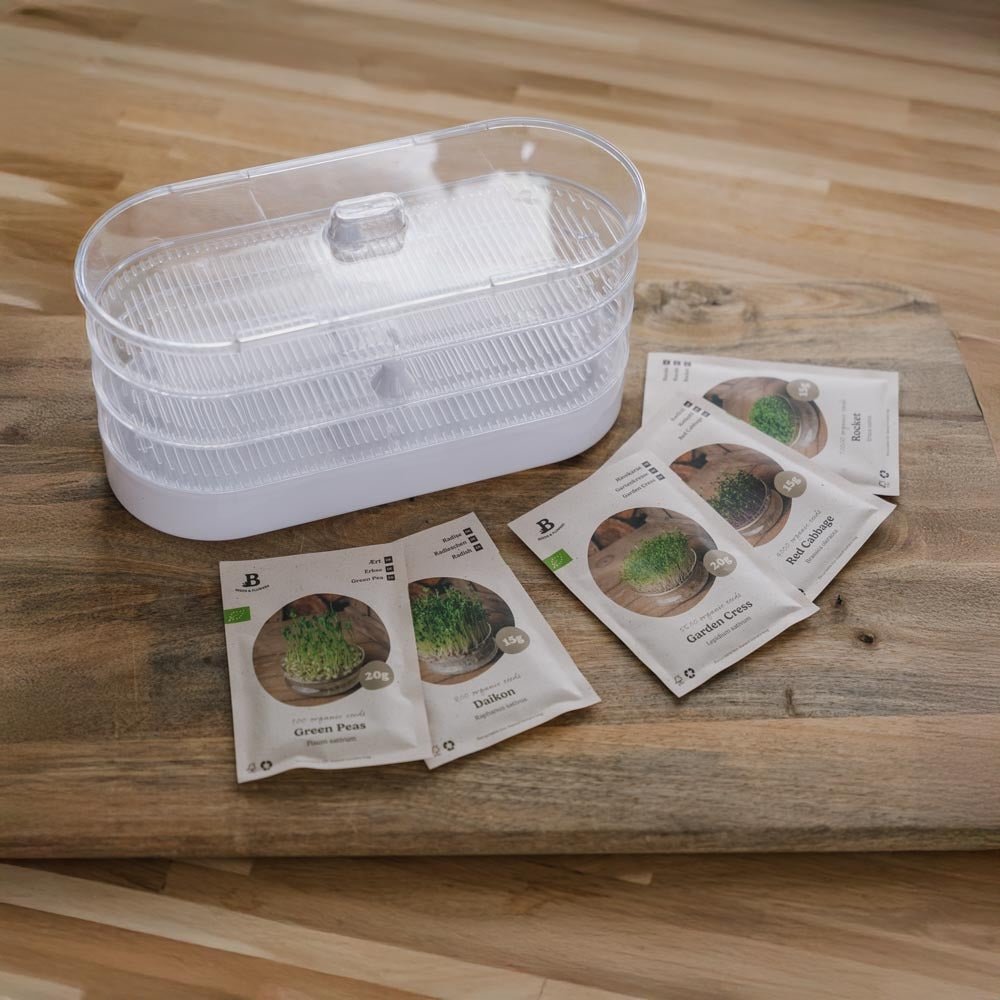 Coffret micropousses avec tour de germination