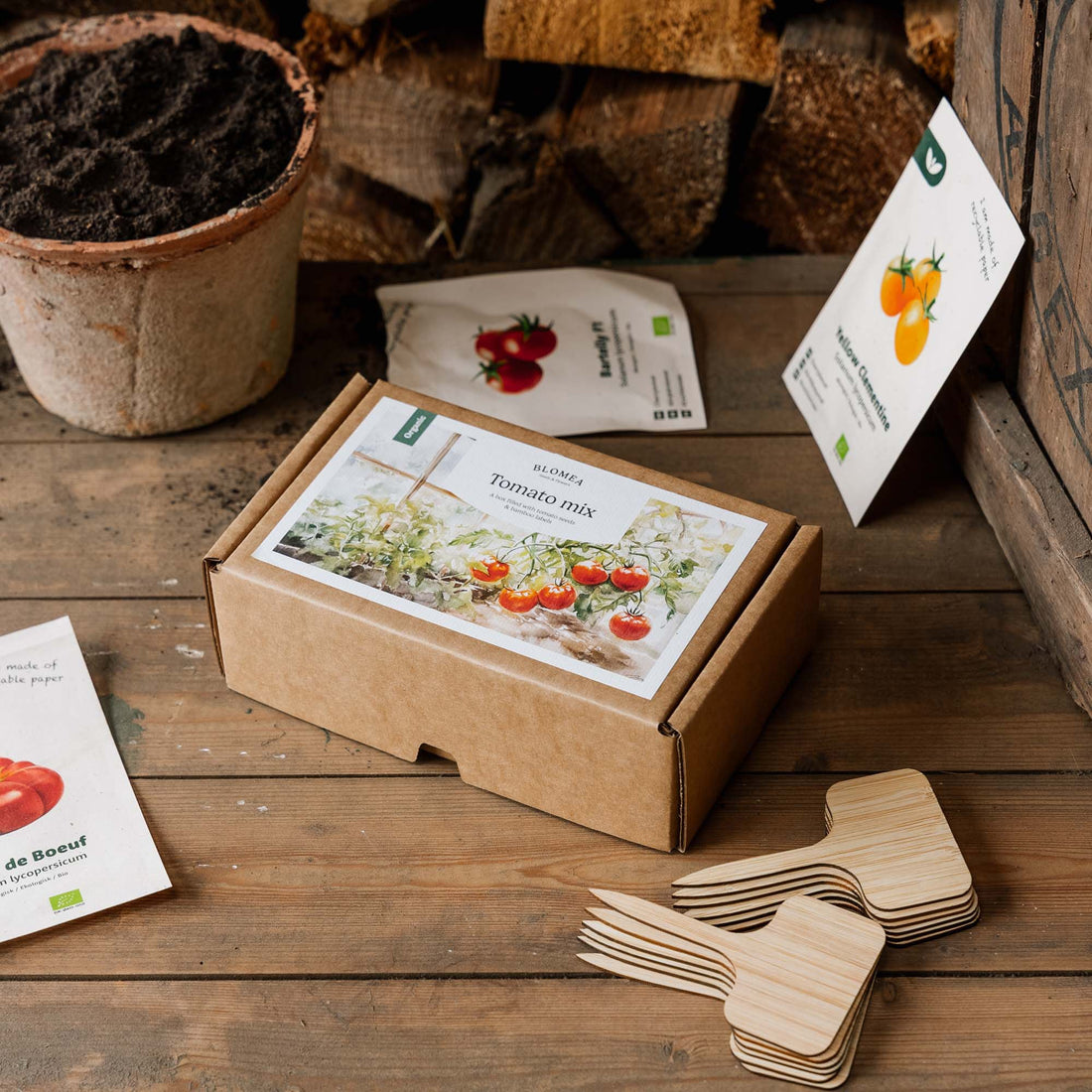 Coffret tomates - 12 sachets de graines biologiques