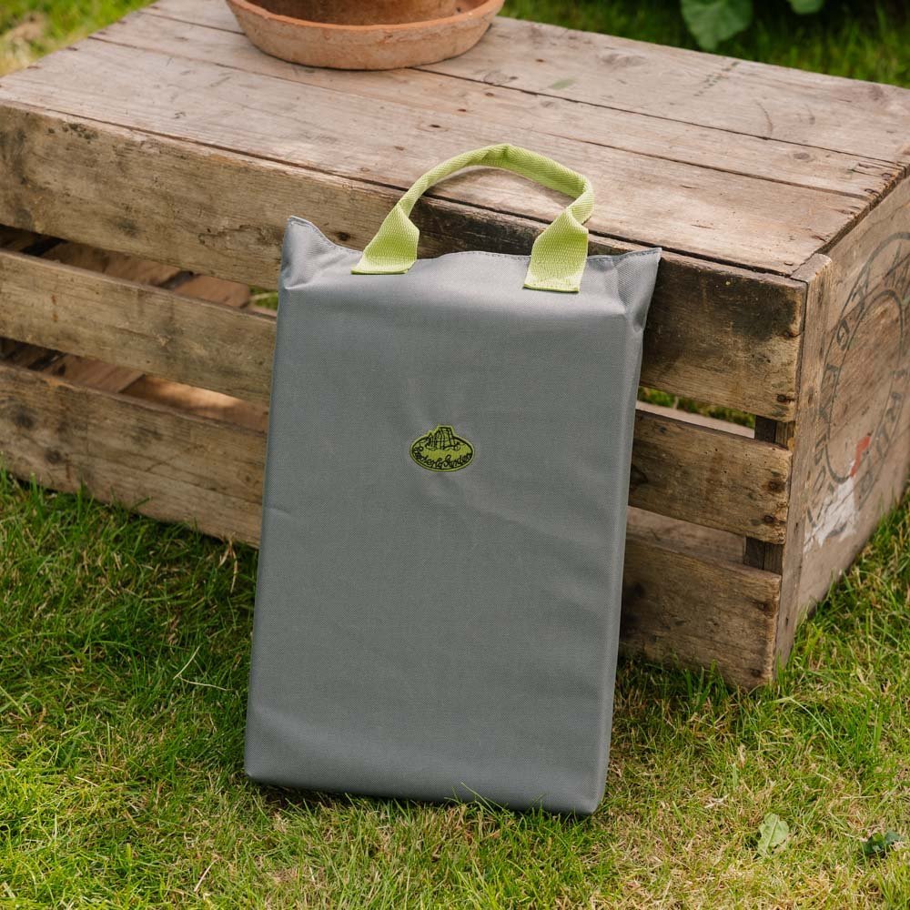 Coussin de genoux gris, L : 40,2 cm x l : 26,3 cm