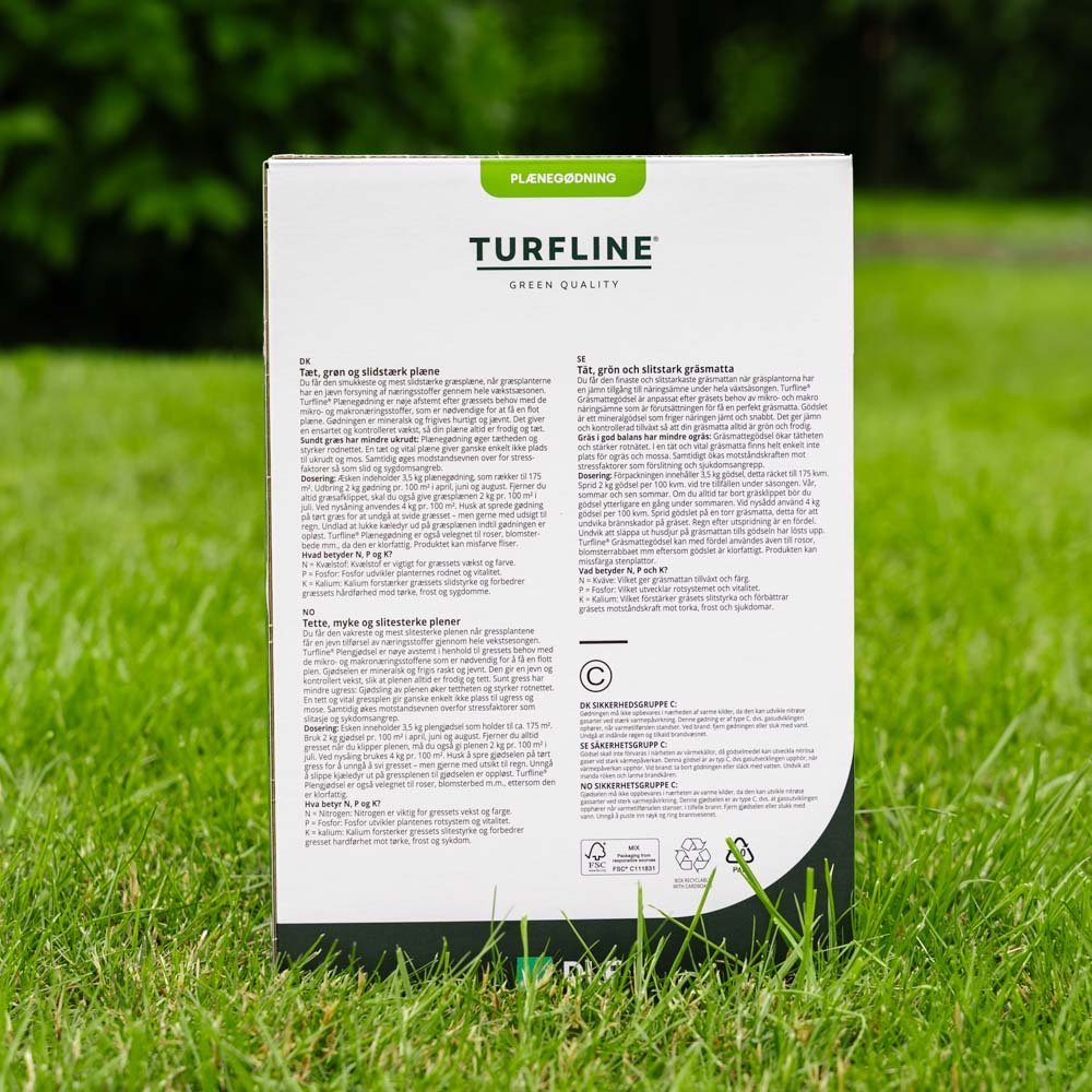 Engrais pour pelouse Turfline 14/3/15, 3,5 kg