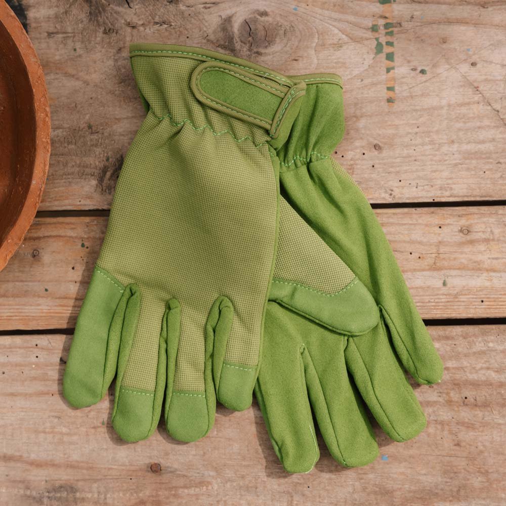 Gants de travail avec velcro, taille M