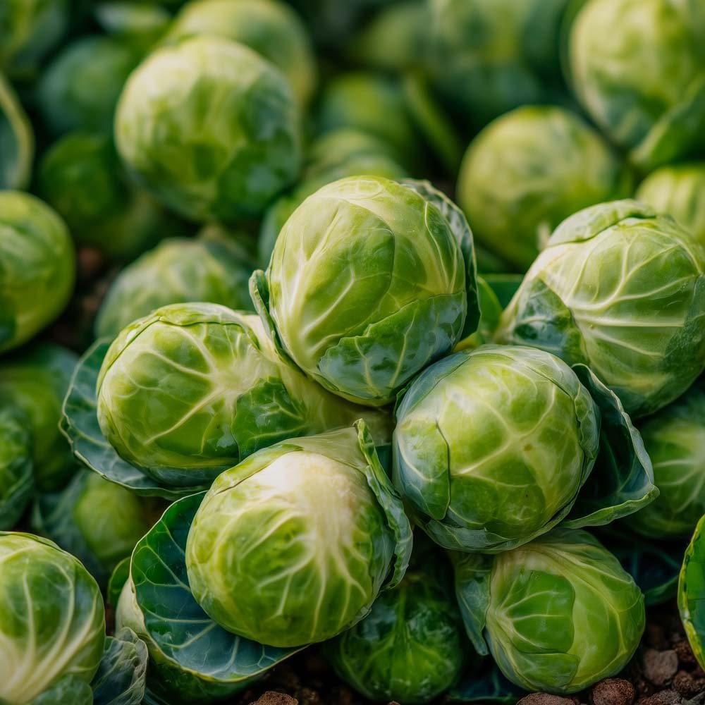 Graines de choux de Bruxelles 'Groninger' - 70 graines biologiques