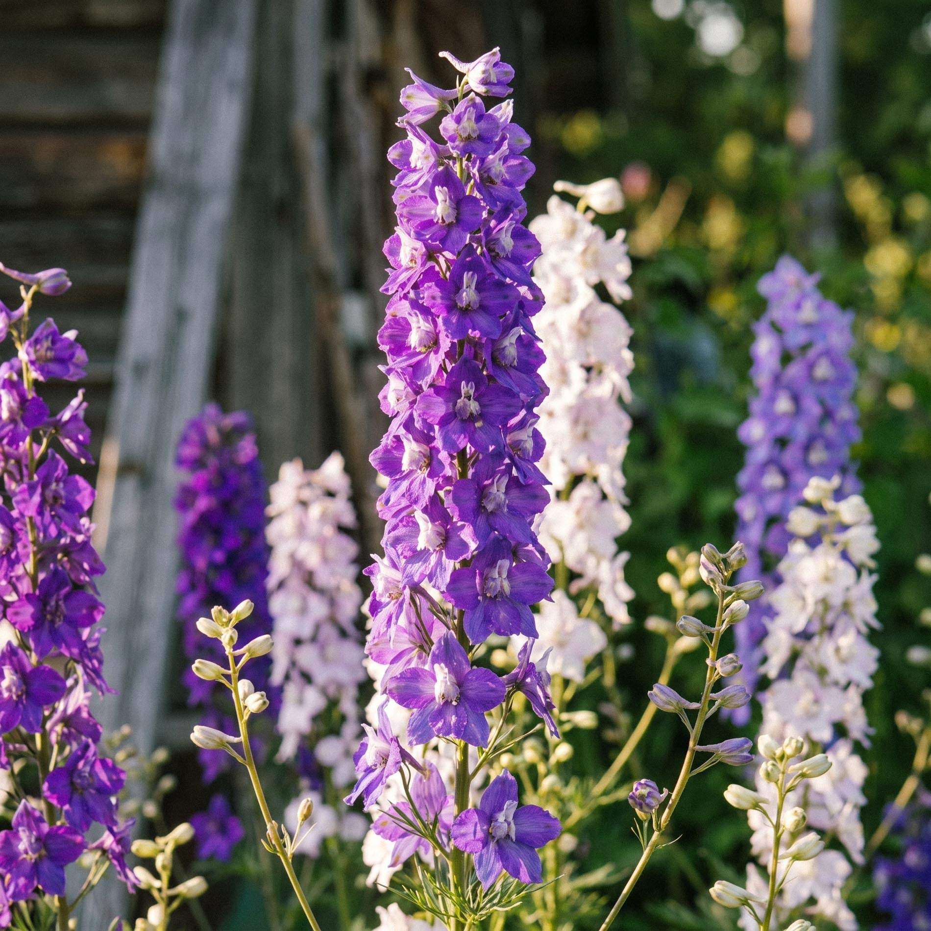 Graines de delphinium 'Larkspur' - 90 graines biologiques