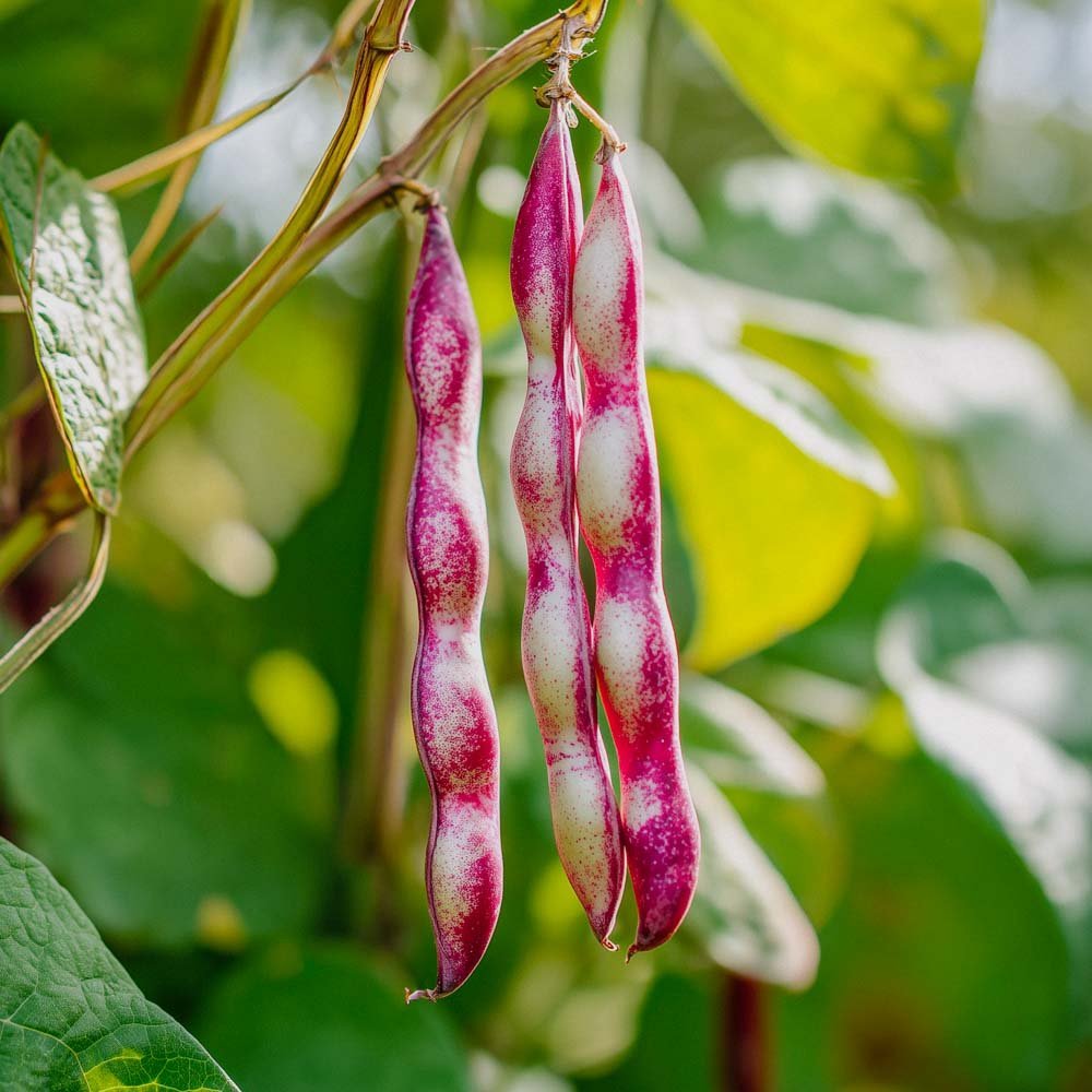 Graines de haricot à rames 'Stokkievitsboon' - 8 graines biologiques