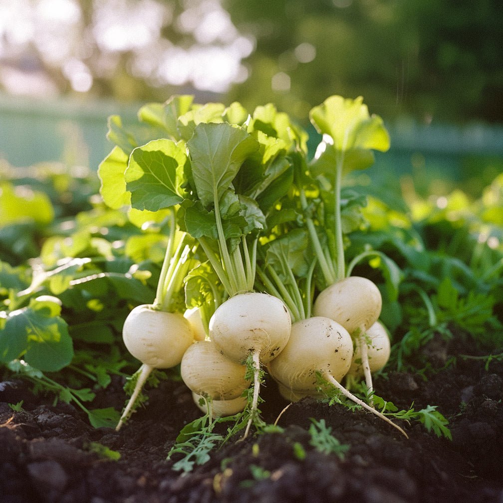Graines de navet 'Platte Witte Mei' - 150 graines biologiques