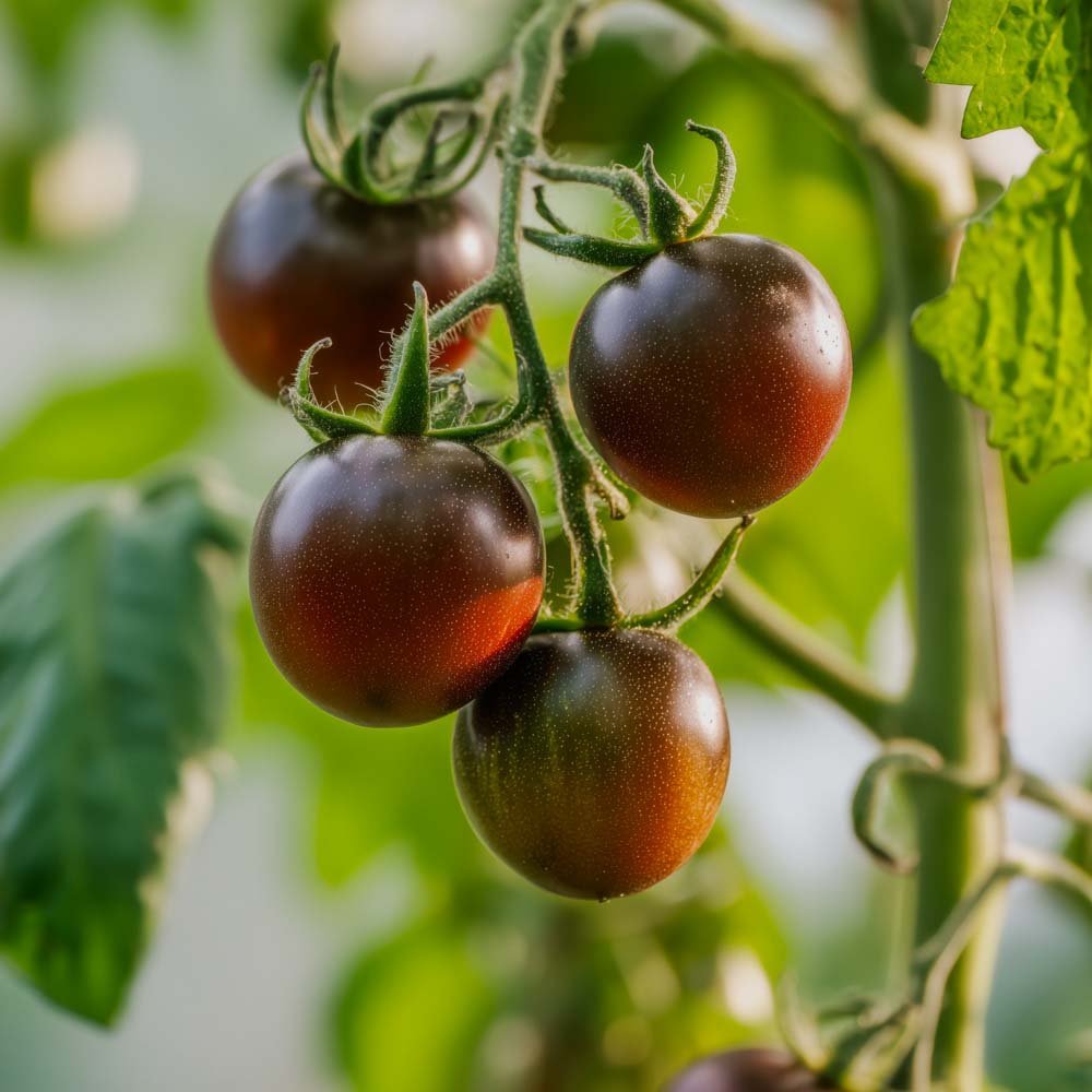 Graines de tomate cerise 'Black Cherry' - 10 graines biologiques