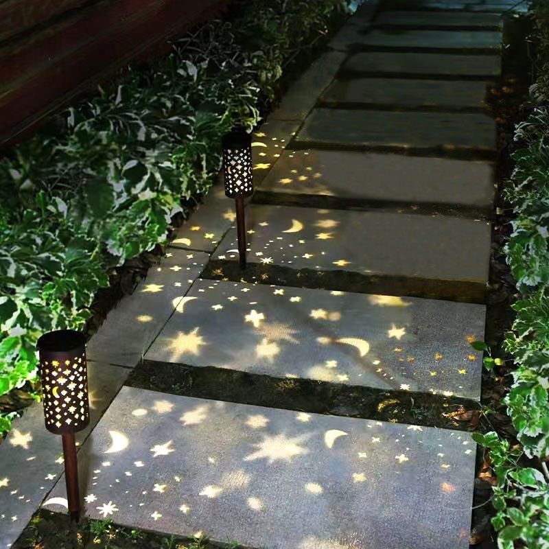 Lot de 2 lanternes solaires Zira avec motif