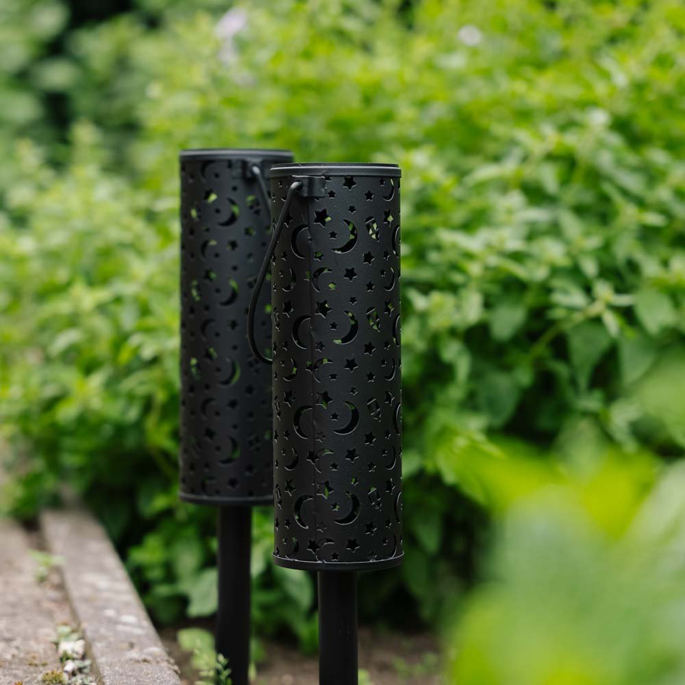 Lot de 2 lanternes solaires Zira avec motif