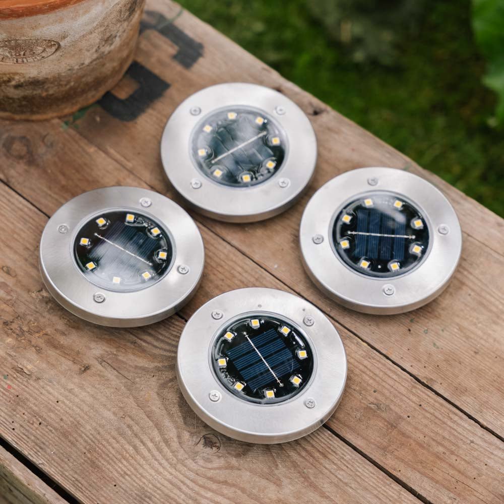 Lot de 4 spots solaires
