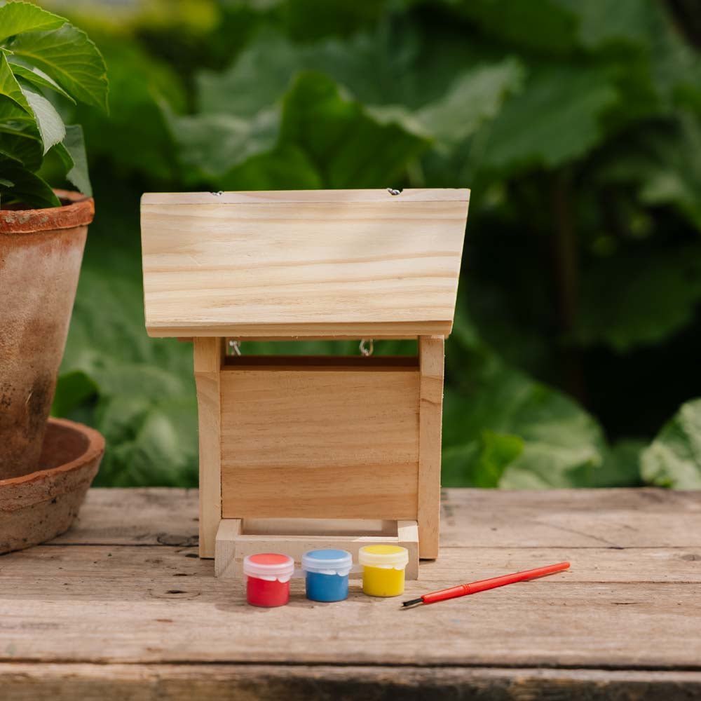 Mangeoire à oiseaux à fabriquer soi - même avec peinture