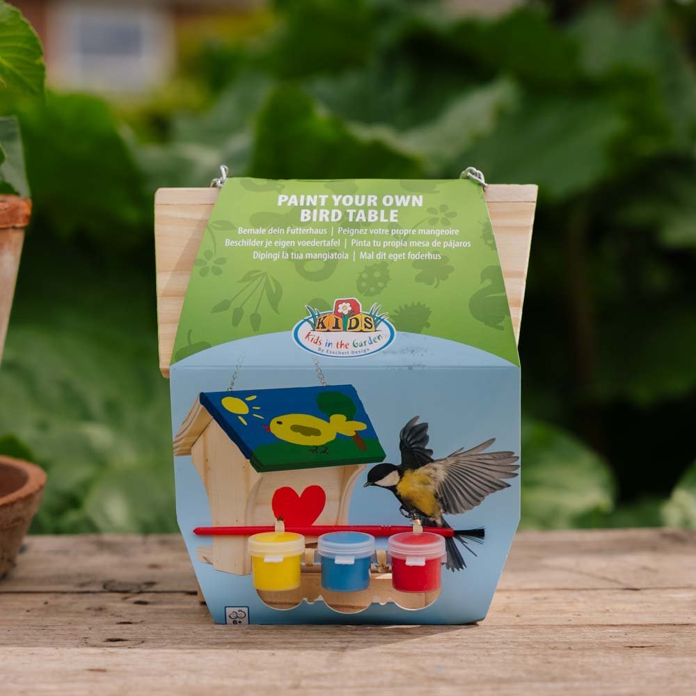 Mangeoire à oiseaux à fabriquer soi - même avec peinture