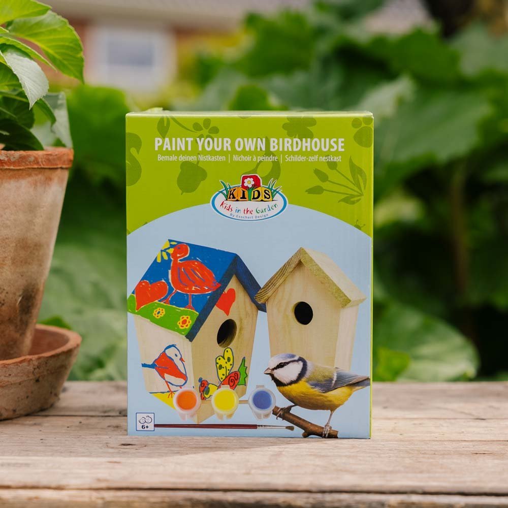 Nichoir à construire soi - même avec peinture