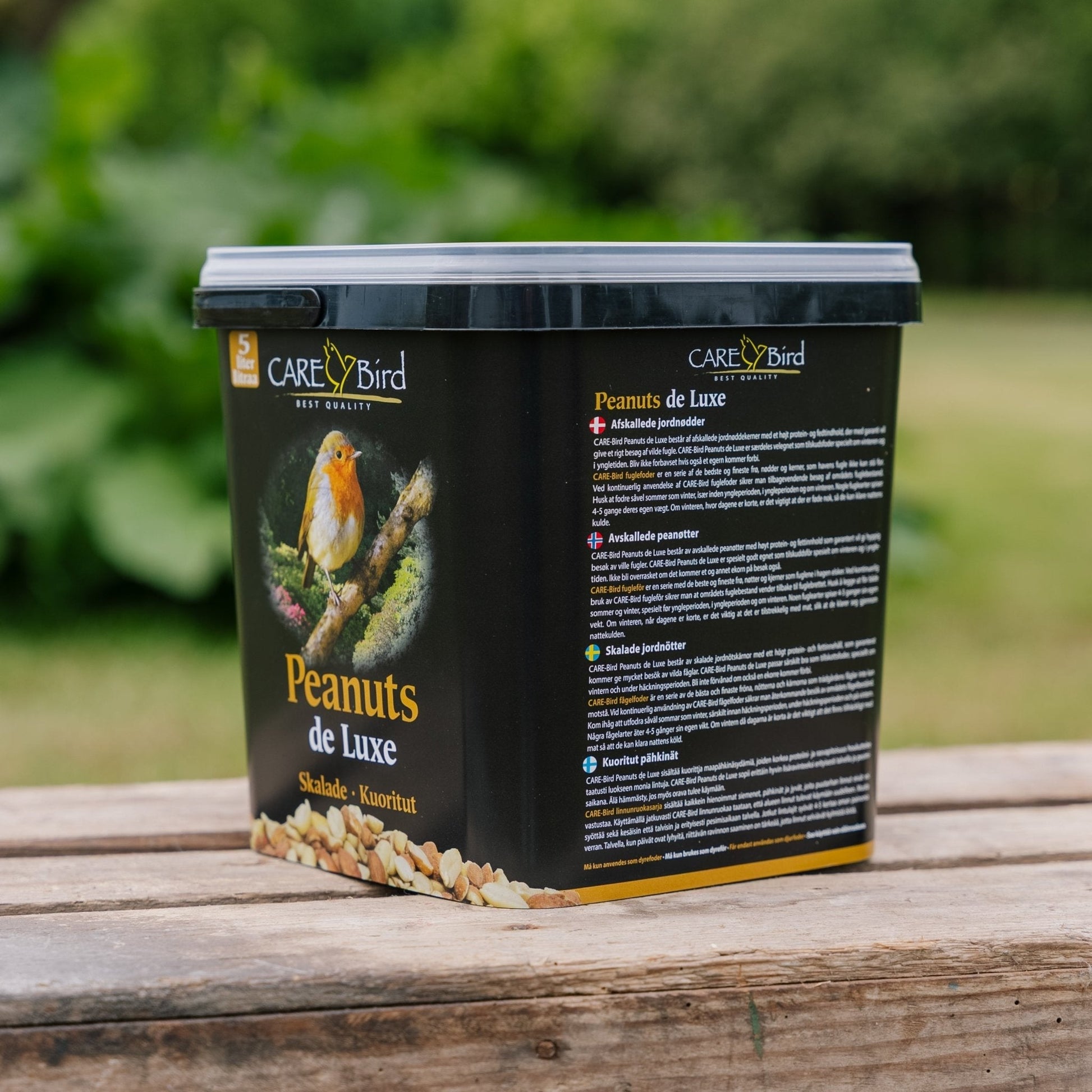 Nourriture pour oiseaux, cacahuètes de luxe, 5 L