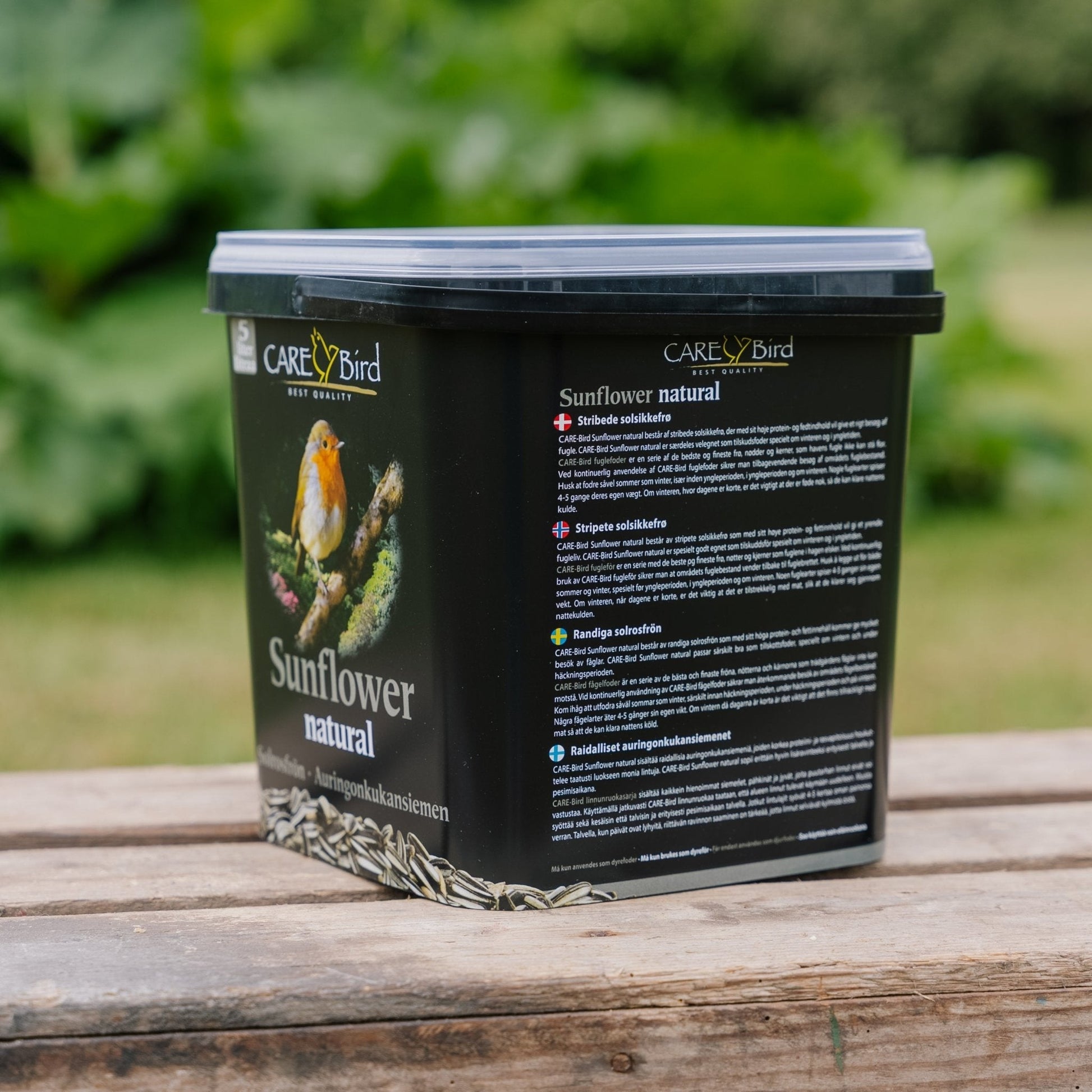 Nourriture pour oiseaux, tournesol naturel, 5 L