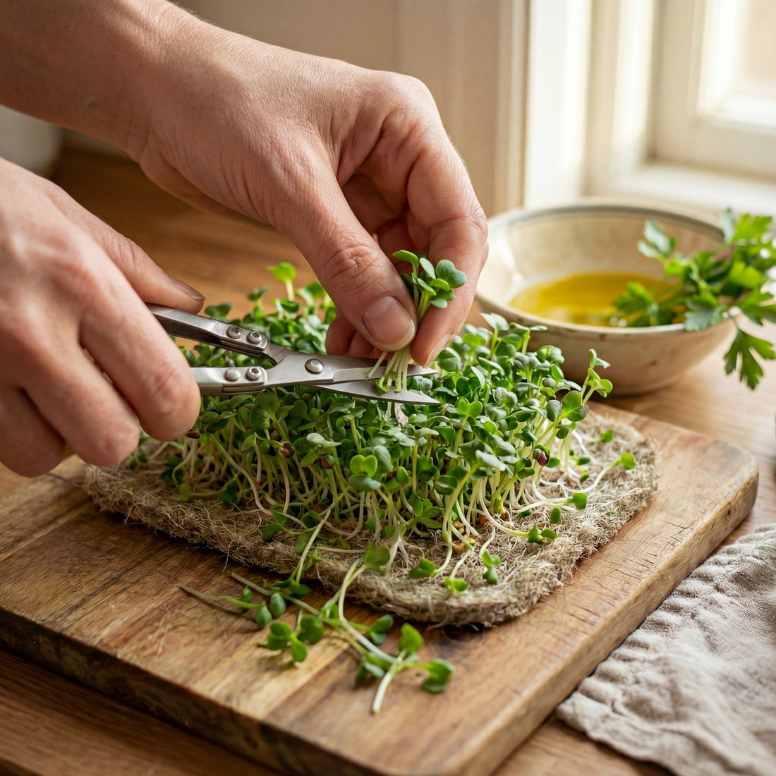 Tapis en chanvre pour micro - pousses, lot de 10